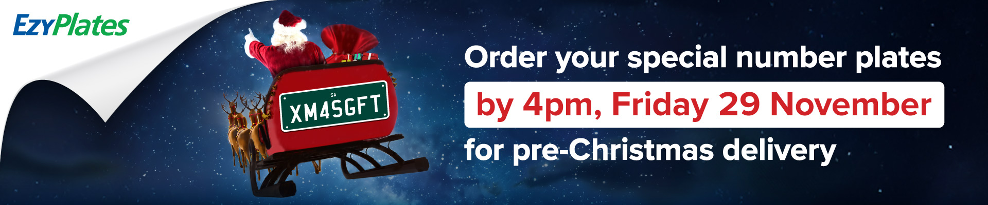 Order by 29 November for pre-Christmas delivery