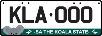 KLA 000. SA the koala state.