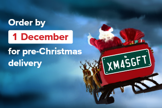 Order by 1 December for pre-Christmas delivery