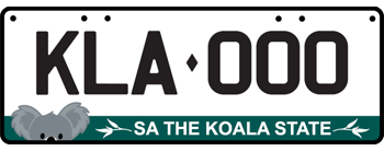 koala number plate sa