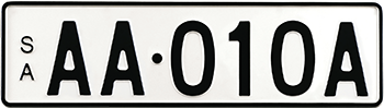 Premium number plates sa